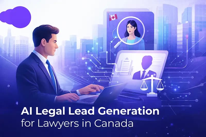 AI Legal Lead Generation for Lawyers in Canada (2026): How Smart Legal Tech Helps Law Firms Win Better Clients