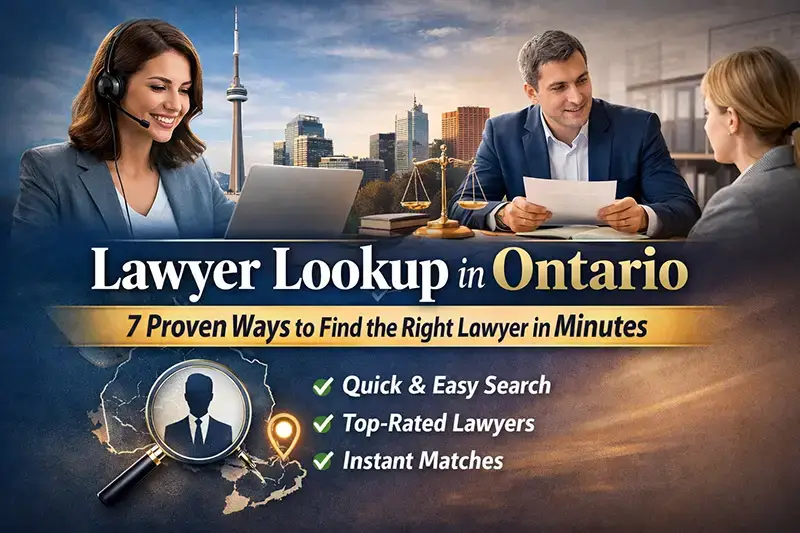 Lawyer Lookup in Ontario: Find the Right Lawyer in Minutes (No Endless Searching)